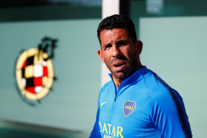 Carlos Tevez.-REUTERS / JAVIER BARBANCHO