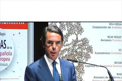 El expresidente del Gobierno José María Aznar-