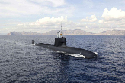 El submarino S-80 que construye Navantia en Cartagena.-EL PERIÓDICO