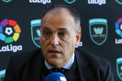 Javier Tebas, presidente de LaLiga.-EFE / ÁLEX CRUZ