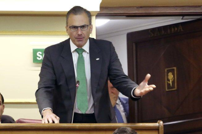 Javier Ortega Smith, secretario general de Vox.-DAVID CASTRO