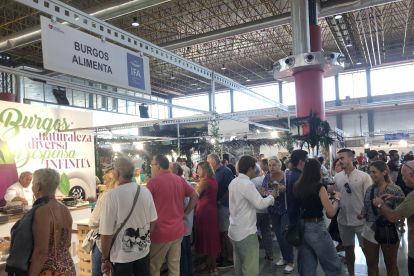 Expositor de Burgos Alimenta en Alicante.