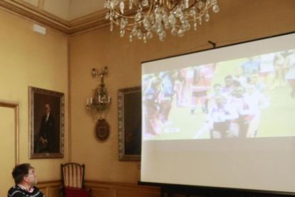 El vídeo se presentó ayer en la Diputación Provincial-Raúl G. Ochoa