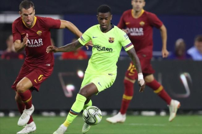 Semedo en un partido de pretemporada con el Barcelona-MATTHEW EMMONS