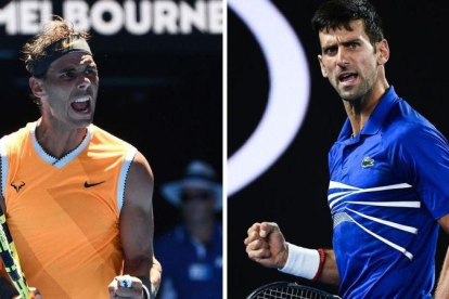 Nadal y Djokovic jugarán otro clásico del tenis en la final de Australia.-AFP / JEWEL SAMAD