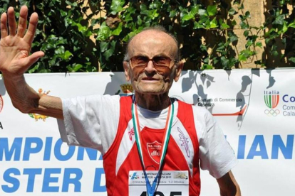 Ottaviani, al termino de una carrera-EL PERIÓDICO