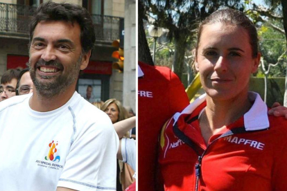 Sergi Bruguera y Anabel Medina, nuevos capitanes de España.-EL PERIÓDICO