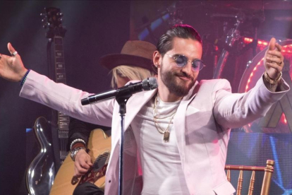 Maluma, durante una actuación en Miami, el pasado 14 de marzo.-EFE