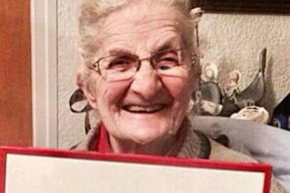 Antonia Cruells, la abuela de la Fabada Litoral.-FACEBOOK