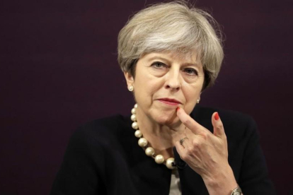 Theresa May, este martes 11 de julio.-AFP / MATT DUNHAM