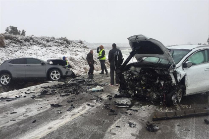 Accidente ocurrido en Binaced en Febrero de este año-RADIO HUESCA