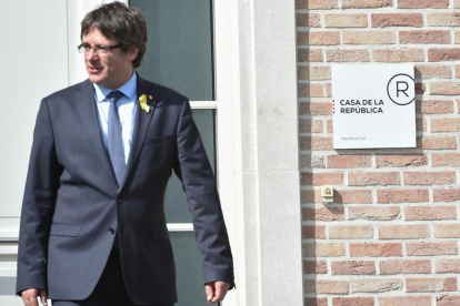 Carles Puigdemont en Bélgica-EL PERIÓDICO