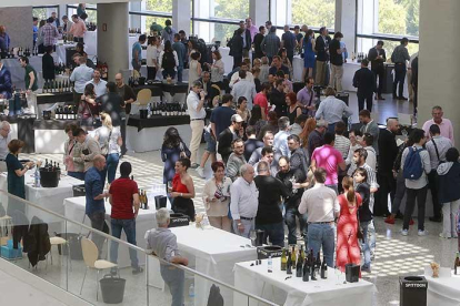 Imagen del encuentro internacional de bodegas celebrado el pasado mes de mayo en el Fórum.-RAÚL G. OCHOA