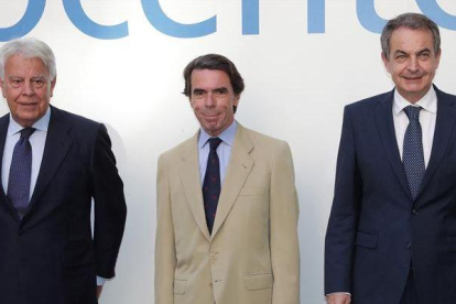 González, Aznar y Zapatero.-EFE