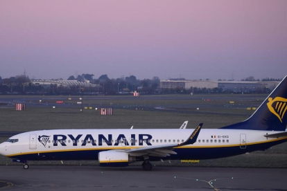 Avión de Ryanair-