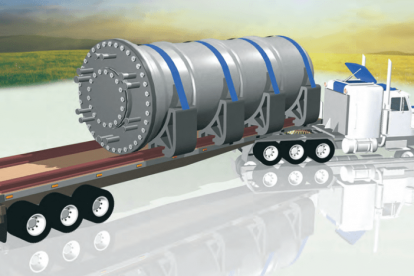 Los reactores modulares pequeños se pueden transportar fácilmente (Foto: IAEA)