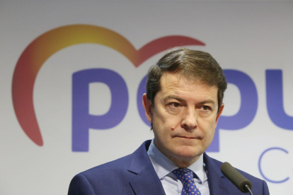 El presidente del PP y candidato a la Presidencia de la Junta, Alfonso Fernández Mañueco. ICAL