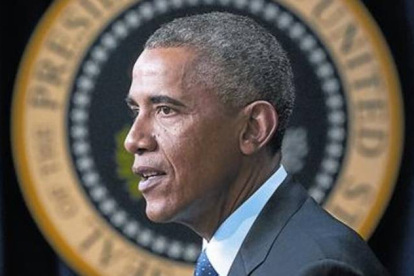 Barack Obama, en su intervención sobre el ébola, el viernes en Washington.-Foto: AP / PABLO MARTÍNEZ MONSIVAIS