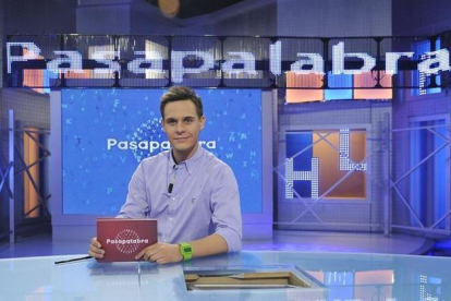 Christian Gálvez, en el plató de 'Pasapalabra'.-