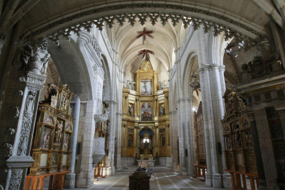 La iglesia de San Esteban es la sede del Museo del Retablo desde los años ochenta.-Raúl Ochoa
