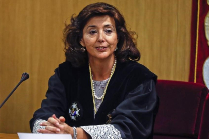 Concepción Espejel toma posesión como presidenta de la Sala de lo Penal de la Audiencia Nacional.-PERIODICO (EFE / EMILIO NARANJO)