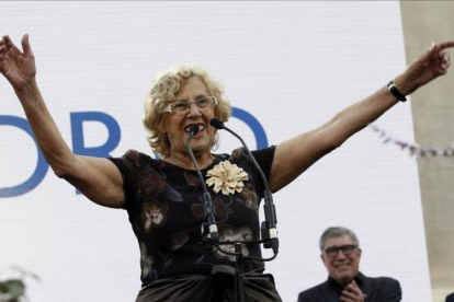 La alcaldesa de Madrid Manuela Carmena.-FERNANDO ALVARADO