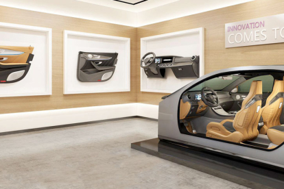 Interior sel ‘showroom’ del centro de innovación que la compañía burgalesa ha inaugurado ya en China. ECB
