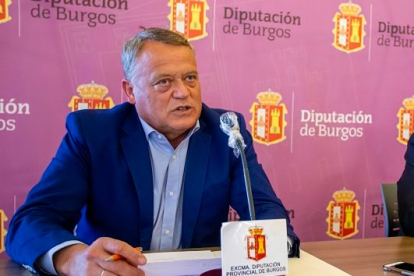 El vicepresidente de la Diputación de Burgos y presidente de Sodebur, Lorenzo Rodríguez. S. OTERO