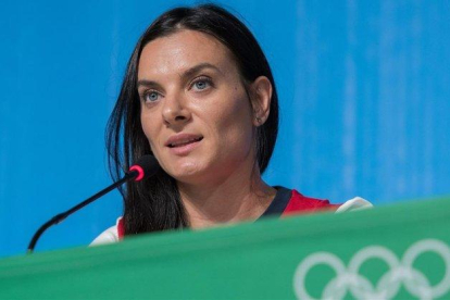 Yelena Isinbáyeva.-