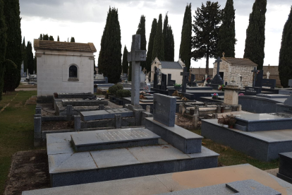 Imagen de hoy del cementerio de Aranda de Duero