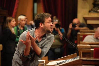 Albano Dante-Fachín, en el Parlament el pasado 26 de octubre-FERRAN NADEU