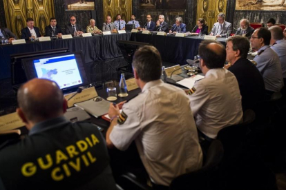 Reunión de la Junta de Seguridad de Barcelona.-JORDI COTRINA