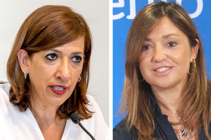 Nuria Barrio (izquierda) y Carolina Blasco. ECB