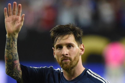 Messi, en un partido con Argentina en la Copa América que se celebró en EEUU.-AFP / MARK RALSTON