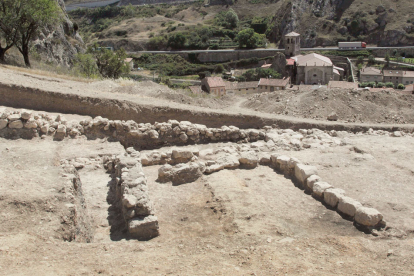 La excavación de Pancorbo descubre los restos de una judería del siglo XV que se han preservado intactos. G. G.