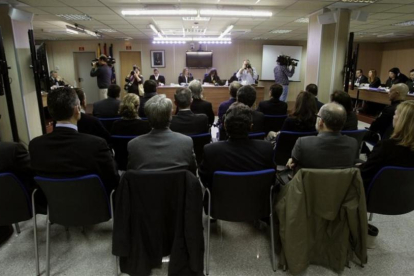El banquillo de los acusados del juicio del 'caso Nóos'.-EFE