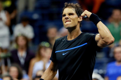 Rafa Nadal ha logrado una cómoda victoria sobre el italiano Andreas Seppi.-AFP