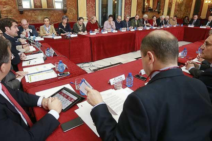 Imagen del Consejo Director de Fomento celebrado ayer en Burgos.-RAÚL G. OCHOA