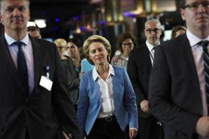 Ursula von der Leyen, candidata a presidir la Comisión Europea, en Bruselas.-AP / FRANCISCO SECO