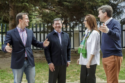 De izquierda a derecha, Borja  Suárez, César Rico, Raquel González y Javier Lacalle.-SANTI OTERO