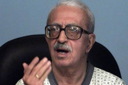 Tarek Aziz, en una imagen de archivo, en el juicio contra Sadam, el 24 de mayo del 2006.-Foto: AFP / MARCO DI LAURO