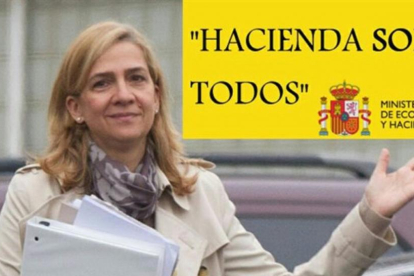 Meme sobre la infanta Cristina.-