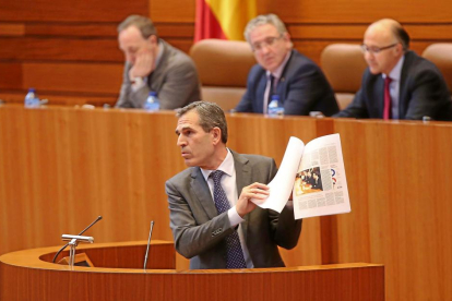 Juan José Sanz Vitorio, en un momento de su intervención.-ICAL