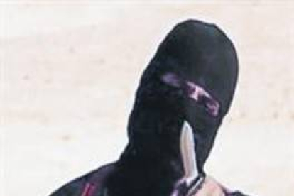 Una imagen del 'yihadista John', en un vídeo del Estado Islámico.-Foto: AFP