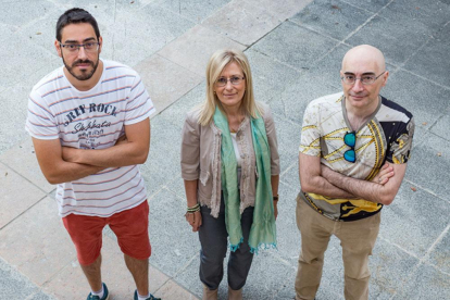 Los investigadores  de la UBU, Díez-Pastor, Saiz y García.-DIEGO H. CARCEDO