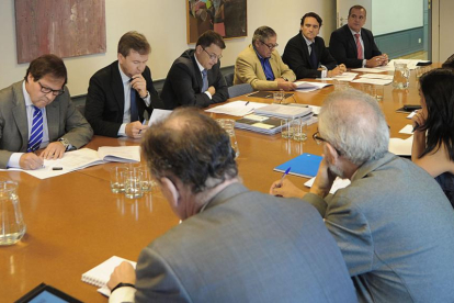Los miembros de la Asociación Plan Estratégico de Burgos conocieron ayer las conclusiones del informe del gerente sobre el programa europeo.-ISRAEL L. MURILLO