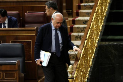 Jorge Fernández Díaz, en el Congreso, el pasado 8 de julio.-DAVID CASTRO