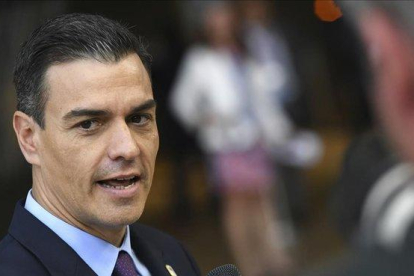 Pedro Sánchez, el pasado jueves en Bruselas.-AP PHOTO / RICCARDO PAREGGIANI