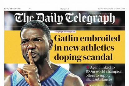 La portada del periódico británico.-EL PERIÓDICO