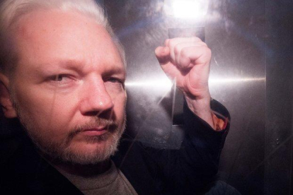 El fundador de Wikileaks, Julian Assange en el tribunal de Southwark de Londres.-EFE / EPA